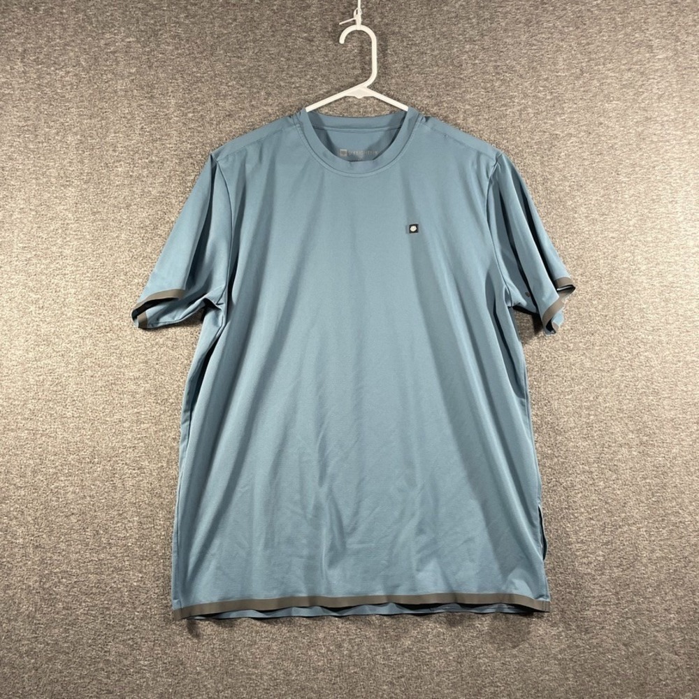 686 Lets Go Tech Shirt Mens Medium Blue Six Eight Six T-Shirt Tee